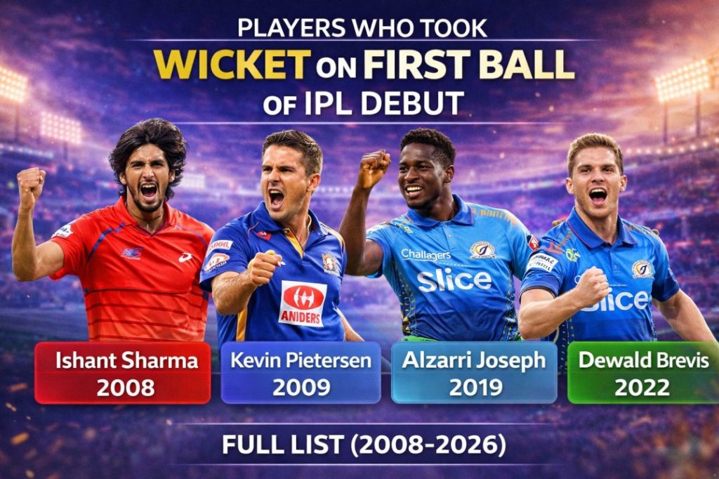Players Who Took a Wicket on the First Ball of Their IPL Debut