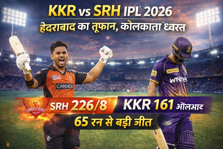 KKR vs SRH IPL 2026