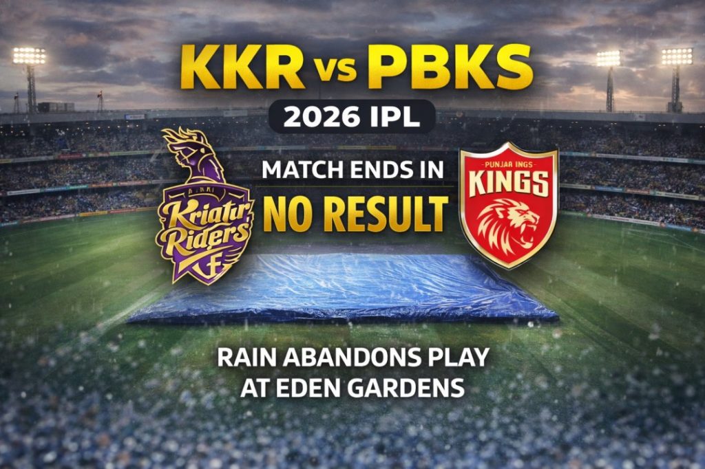 KKR vs PBKS match report IPL 2026